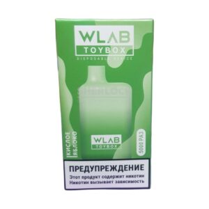 Электронная сигарета WLAB TOYBOX 5000 (Кислое яблоко) купить с доставкой в СПб, по России и СНГ. Цена. Изображение №25.