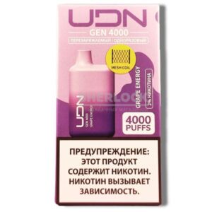 UDN GEN 4000 Grape Energy (Виноград Энергетик ) купить с доставкой в СПб, по России и СНГ. Цена. Изображение №12.