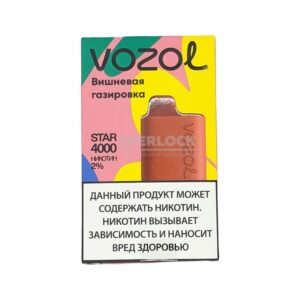 Электронная сигарета VOZOL STAR 4000 (Вишневая газировка) купить с доставкой в СПб, по России и СНГ. Цена. Изображение №22.