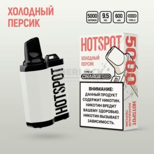 Электронная сигарета HotSpot Charge 5000 (Холодный персик) купить с доставкой в СПб, по России и СНГ. Цена. Изображение №8. 