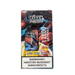 Электронная сигарета Fizzy Pandora 12000 (Арбуз Вишня Лимон) купить с доставкой в СПб, по России и СНГ. Цена. Изображение №8.