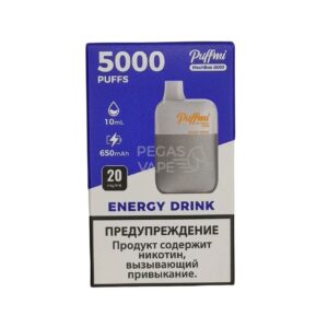Электронная сигарета PUFFMI DX Mesh Box 5000 (Энергетик) купить с доставкой в СПб, по России и СНГ. Цена. Изображение №23. 