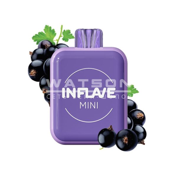 Электронная сигарета INFLAVE MINI 1000 Black currant (Черная смородина) купить с доставкой в СПб, по России и СНГ. Цена. Изображение №6. 