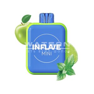 Электронная сигарета INFLAVE MINI 1000 Apple Lime Mint (Яблоко Лайм Мята) купить с доставкой в СПб, по России и СНГ. Цена. Изображение №7. 