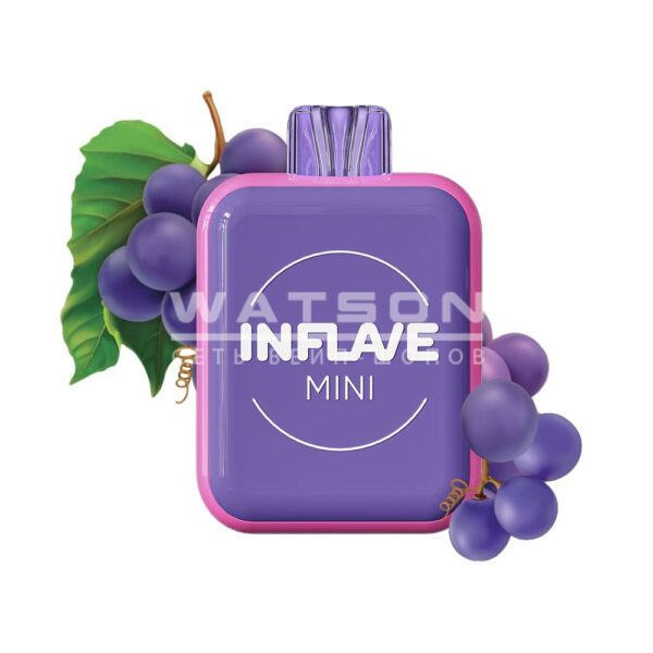 Электронная сигарета INFLAVE MINI 1000 Grape (Виноград) купить с доставкой в СПб, по России и СНГ. Цена. Изображение №6. 