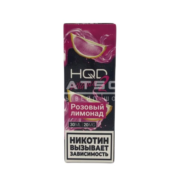 Жидкость HQD 2 Original (Розовый лимонад) 30 мл 2% (20 мг/мл) купить с доставкой в СПб, по России и СНГ. Цена. Изображение №6. 