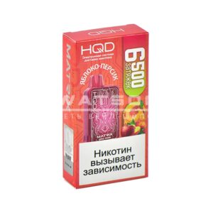 Электронная сигарета HQD MATRIX 6500 (Яблоко-персик) купить с доставкой в СПб, по России и СНГ. Цена. Изображение №16. 
