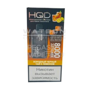 8000 HQD Miracle (Холодный черный чай с лимоном) купить с доставкой в СПб, по России и СНГ. Цена. Изображение №20. 