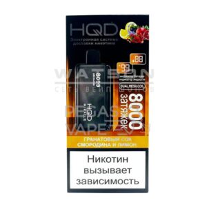 8000 HQD Miracle (Гранатовый сок, смородина и лимон) купить с доставкой в СПб, по России и СНГ. Цена. Изображение №43. 