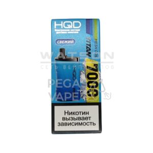 Электронная сигарета HQD TITAN 7000 (Свежий) купить с доставкой в СПб, по России и СНГ. Цена. Изображение №11. 
