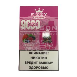 Электронная сигарета FIZZY DIAMOND 9000 (Смешанные ягоды) купить с доставкой в СПб, по России и СНГ. Цена. Изображение №12. 