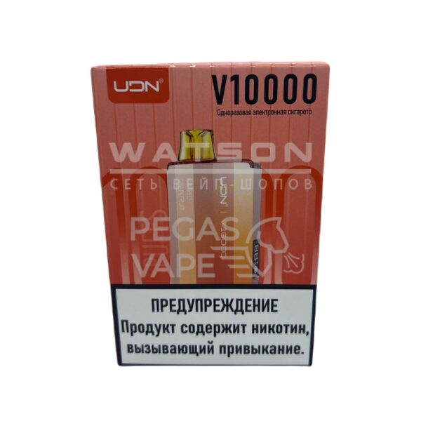Электронная сигарета UDN V 10000  (Холодный красный грейпфрукт) купить с доставкой в СПб, по России и СНГ. Цена. Изображение №6. 