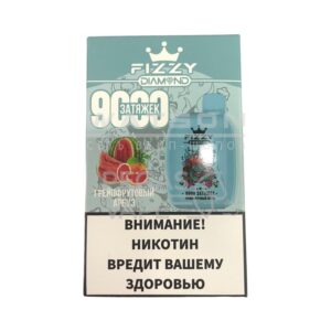 Электронная сигарета FIZZY DIAMOND 9000 (Клубника виноград) купить с доставкой в СПб, по России и СНГ. Цена. Изображение №4. 