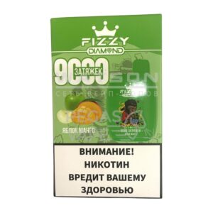 Электронная сигарета FIZZY DIAMOND 9000 (Яблоко манго) купить с доставкой в СПб, по России и СНГ. Цена. Изображение №33. 