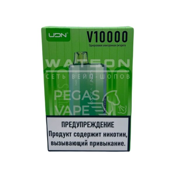 Электронная сигарета UDN V 10000  (Двойное яблоко) купить с доставкой в СПб, по России и СНГ. Цена. Изображение №6. 