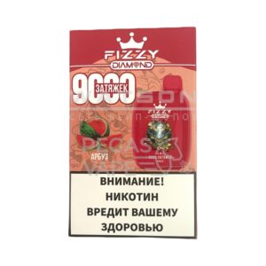 Электронная сигарета FIZZY DIAMOND 9000 (Арбуз) купить с доставкой в СПб, по России и СНГ. Цена. Изображение №7. 