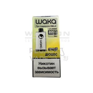 Электронная сигарета WAKA soPRO DM 8000  Fresh mint (Свежая мята) купить с доставкой в СПб, по России и СНГ. Цена. Изображение №5. 