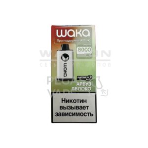 Электронная сигарета WAKA soPRO DM 8000  Watermelon Apple (Арбуз яблоко) купить с доставкой в СПб, по России и СНГ. Цена. Изображение №16. 