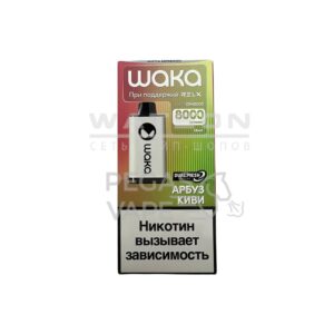 Электронная сигарета WAKA soPRO DM 8000  Watermelon Kiwi (Арбуз киви) купить с доставкой в СПб, по России и СНГ. Цена. Изображение №14. 