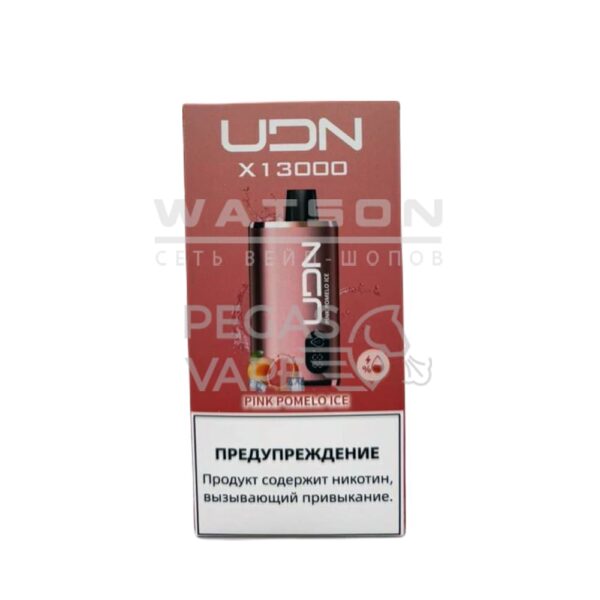 Электронная сигарета UDN BAR X 13000  (Розовое помело) купить с доставкой в СПб, по России и СНГ. Цена. Изображение №6. 