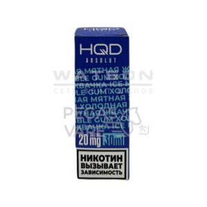 Жидкость HQD ABSOLUT ICE LINE (Холодная мятная жвачка) 30 мл 2% (20 мг/мл) купить с доставкой в СПб, по России и СНГ. Цена. Изображение №55. 