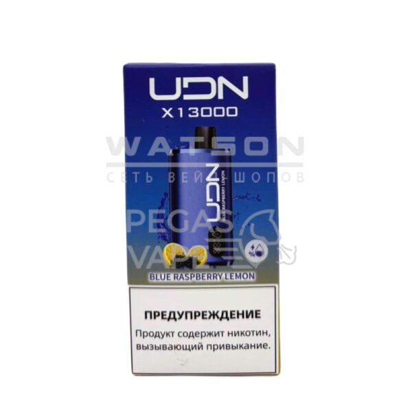 Электронная сигарета UDN BAR X 13000  (Голубая малина лимон) купить с доставкой в СПб, по России и СНГ. Цена. Изображение №6. 