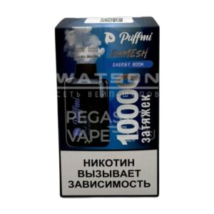 Электронная сигарета PuffMi DUMESH 10000 (Энергетический взрыв) купить с доставкой в СПб, по России и СНГ. Цена. Изображение №4. 