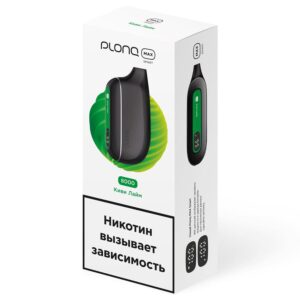 Электронная сигарета PLONQ MAX SMART 8000 (Киви Лайм) купить с доставкой в СПб, по России и СНГ. Цена. Изображение №9. 