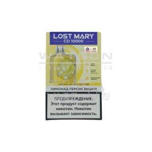Картридж LOST MARY CD 10000 (Вишня персик лимонад) купить с доставкой в СПб, по России и СНГ. Цена. Изображение №28. 